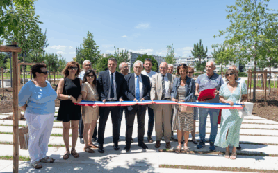 Inauguration des aménagements du quartier des Hexagones